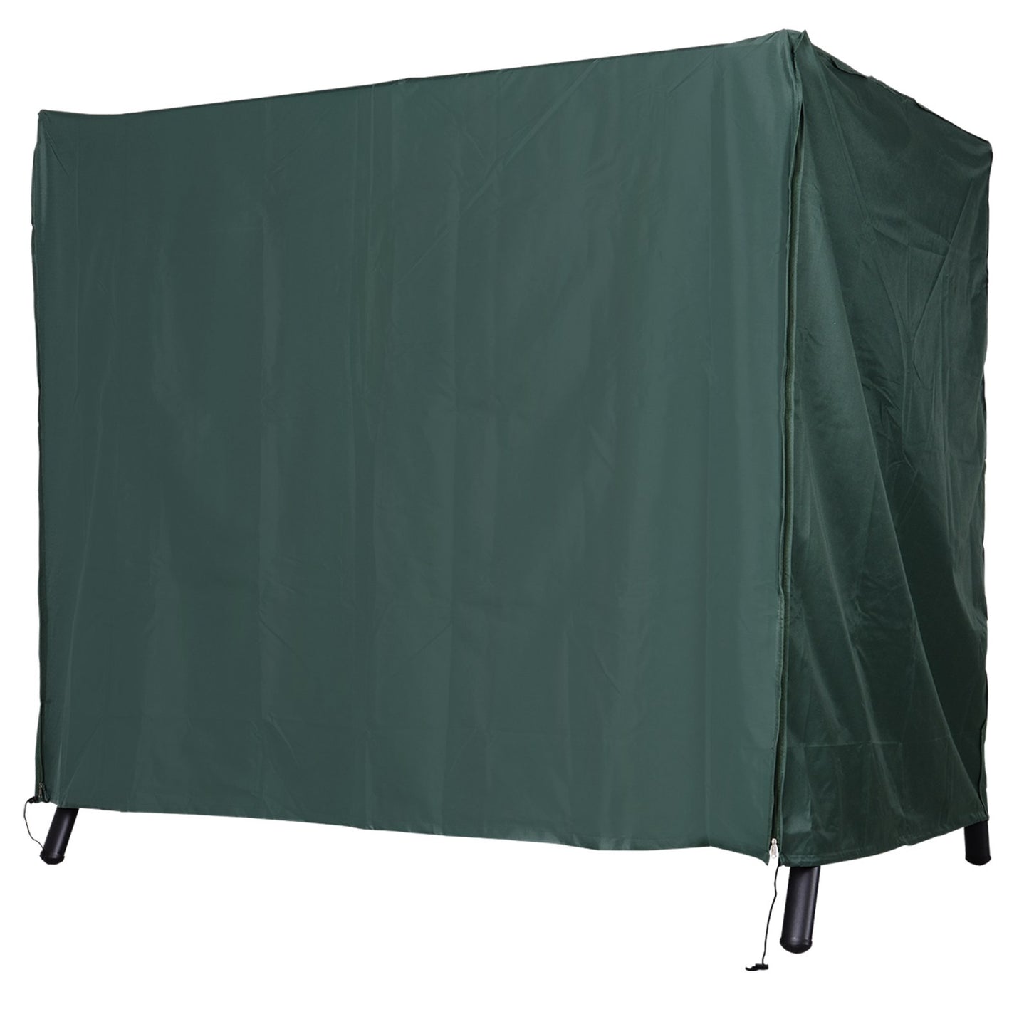 Outsunny Hollywood Schaukelabdeckung für 3-Sitzer, wasserabweisend, winterfest, UV-beständige Plane, reißfestes 420D Oxford-Gewebe, 177 x 114 x 152 cm, dunkelgrün