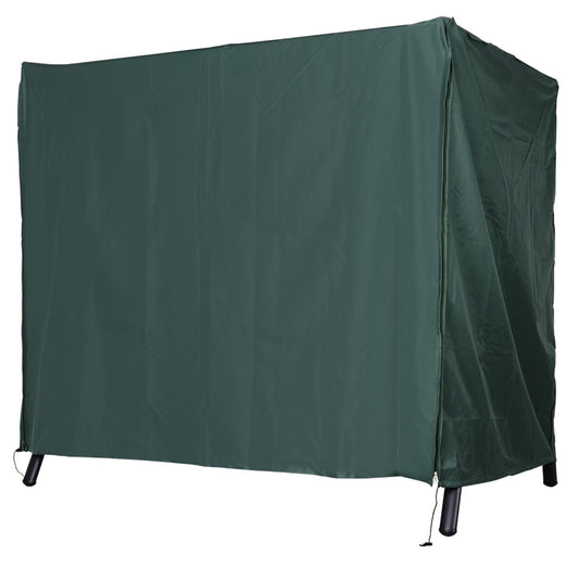 Outsunny Hollywood Schaukelabdeckung für 3-Sitzer, wasserabweisend, winterfest, UV-beständige Plane, reißfestes 420D Oxford-Gewebe, 177 x 114 x 152 cm, dunkelgrün