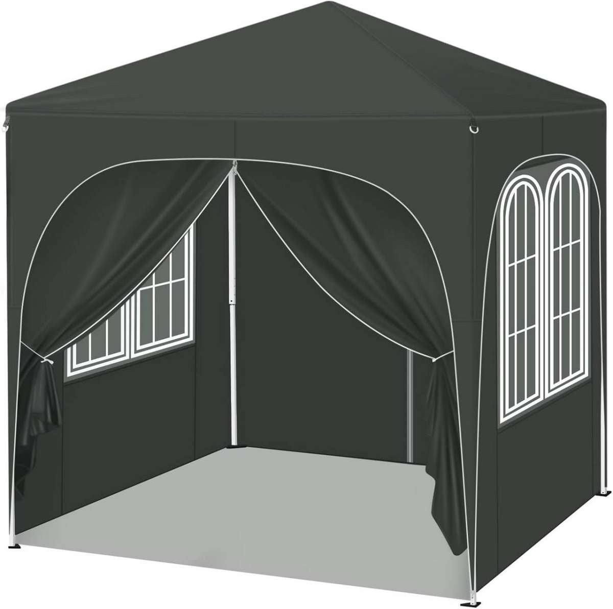 Easy up partytent 2x2 Grijs