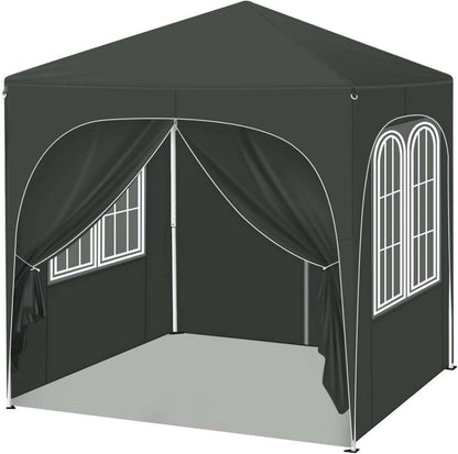 Easy up partytent 2x2 Grijs