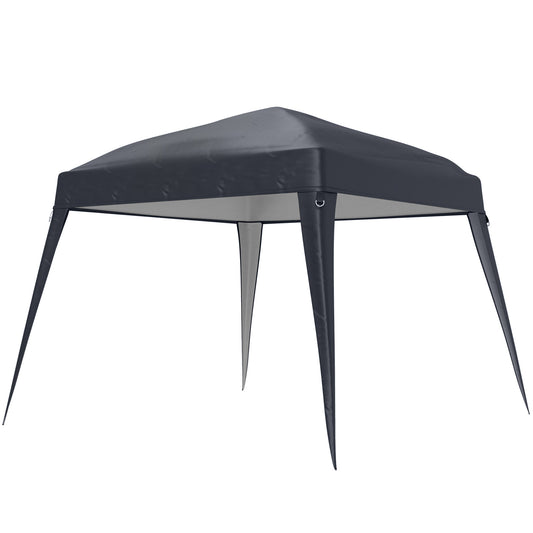 Ersatzdach für Outsunny-Pavillon, Ersatzplane für 3 x 3 m großen Gartenpavillon, Ersatzdach für Gartenzelt, UPF 50+, Oxford-Gewebe, dunkelgrau