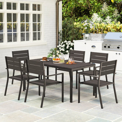 Outsunny 7-delige Tuinset