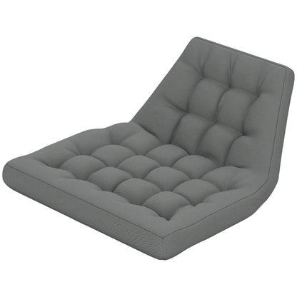 Outsunny Sitzkissen, Outdoor-Sitzkissen, für Hängekörbe und Schaukelstühle, gepolstertes Outdoor-Kissen, grau