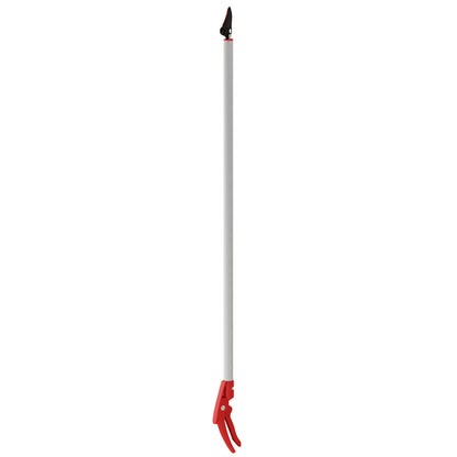 Outsunny 1,2 m Baumschere, Gartenschere mit Aluminiumgriff, Gartenschere mit langem Griff, rot