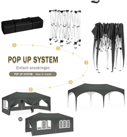 Easy Up Partyzelt 6x3 