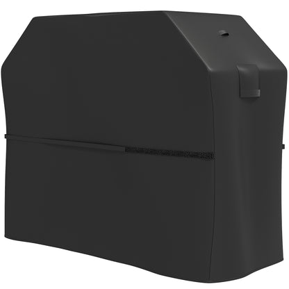 Outsunny BBQ-grillhoes met klittenbandsluiting, zwart, 147 x 61 x 122 cm