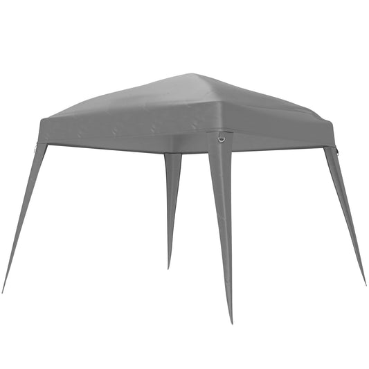 Ersatzdach für Outsunny-Gartenpavillon, Ersatzplane für 3 x 3 m großen Gartenpavillon, Ersatzdach für Gartenzelt, UPF 50+, Oxford-Gewebe, hellgrau