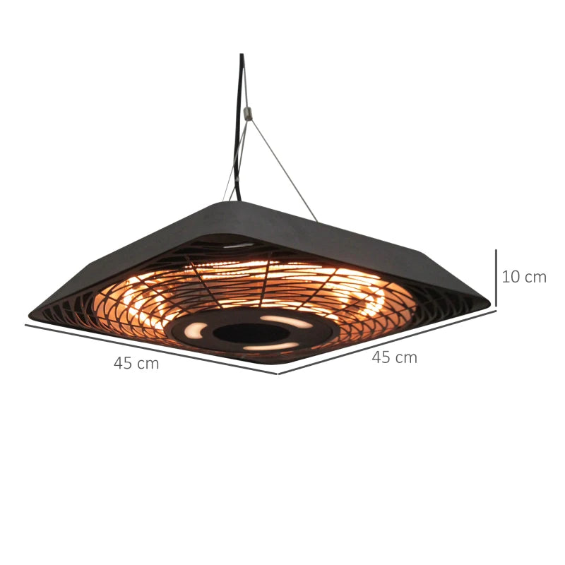 Outsunny plafondverwarmer 800W / 1200W / 2000W