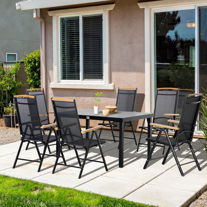Outsunny faltbares Gartenset, 7-teilig