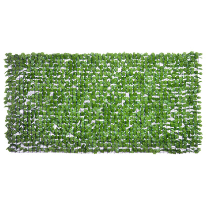 Outsunny Kunsthaag Privacyscherm, UV-beschermd, Privacyscherm met Bladeren, Haagomheining, 300 x 150 cm, Groen